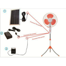 Unitedstar 16 &#39;&#39; DC / Wiederaufladbare / Solar Stand Fan (USDC - 425)